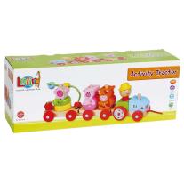 Lelin toys Дидактически трактор за дърпане