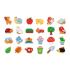 Lelin toys Дървени магнити, Градина, 24 броя