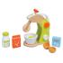 Lelin toys Дървен детски миксер, с продукти, зелен