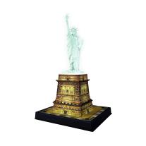 Ravensburger 3D Пъзел 216 ел. - Статуята на Свободата през нощта Светещ