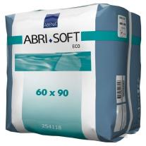 Еднократни еко подложки чаршафчета за преповиване 60x90 см 1000 мл 30 броя Abena Abri-Soft Eco Blue 