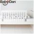 BABYDAN ДЪРВЕНА ПРЕГРАДА ЗА ЛЕГЛО WHITE