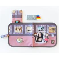 Jaq Jaq Bird: Книга- Картини Да Винчи за оцветяване с тебешир върху страници тип дъска