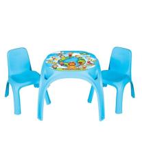 Pilsan Маса King с два стола синя