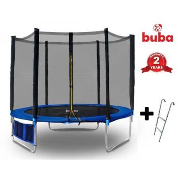 Детски батут Buba 8FT (244 cm) с външна мрежа и стълба