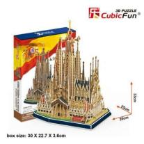 Cubic Fun - Пъзел 3D Sagrada Família 184ч. MC153h