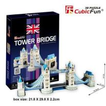 Cubic Fun - Пъзел 3D Тауър Бридж, Англия 41ч. C702H