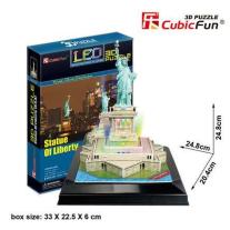 Cubic Fun - Пъзeл 37ч. LED Statue of Liberty L505h