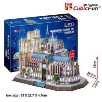 Cubic Fun - Пъзел 149ч. Notre Dame de Paris L173h