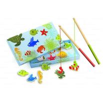 DJECO ИГРАЧКА С ДЪРВЕНИ МАГНИТИ TROPICAL FISHING