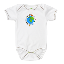 For Babies Дафра Боди с прехвърлено рамо к.р.