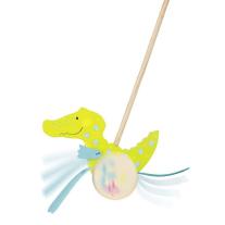 Goki - Дървена играчка за бутане - Дракон Susibelle