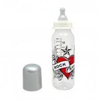 Rock Star Baby бебешка бутилка 250ml Heart & Wings