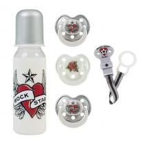 Rock Star Baby подаръчен комплект Heart & Wings