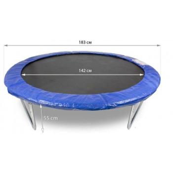 Детски батут Buba 6FT (183 см) с мрежа и стълба