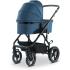 Бебешка комбинирана количка MOON Nuova Blue Изложена
