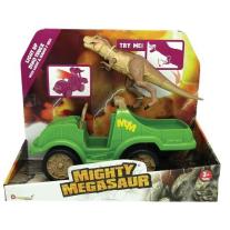 DRAGON I Mighty Megasaur Комплект кола и динозавър със звук и светлина 16941