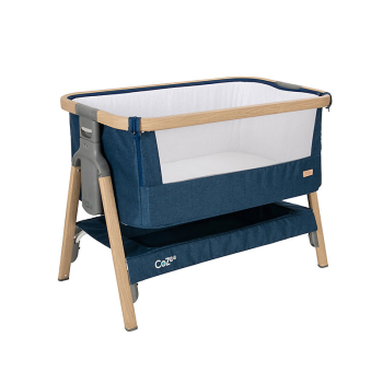 Бебешко сгъваемо легло Tutti Bambini CoZee® OAK/MIDNIGHT BLUE