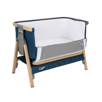 Бебешко сгъваемо легло Tutti Bambini CoZee® OAK/MIDNIGHT BLUE