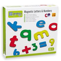 Магнитни букви и цифри Andreu toys 