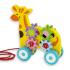 Играчка за дърпане - Жираф със зъбни колела Andreu toys 