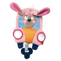 Sigikid - Мека играчка с активности - Зайче в количка