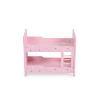 Moni Toys дървено двуетажно легло за кукли A003