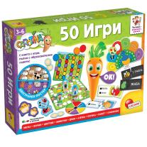 Образователна интерактивна игра, Lisciani, Carotina, 50 игри