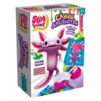 Творчески комплект, Lisciani, Slumi Science, Направи си сам скуиш Аксолотъл