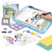 Творчески комплект, Lisciani, Bluey, Училище по рисуване със светеща дъска
