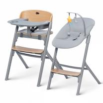 Стол за хранене KinderKraft LIVY+ шезлонг CALMEE дърво