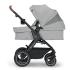 Бебешка количка KinderKraft B-TOUR 3в1 светло сива