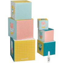 Активни кубчета за кула с отпечатъци с боички BABY ART 