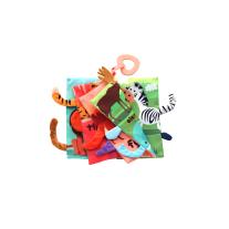 KIKKA BOO Образователна текстилна книжка с чесалка Forest animals