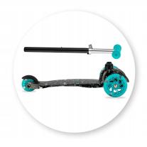 Детски тротинетка MoMI WEENDY turquoise stars