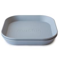 Mushie Квадратни чинии за хранене, 2 броя цвят Square Cloud