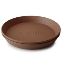 Mushie Кръгли чинии за хранене, 2 броя цвят Caramel