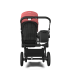 Бебешка количка Bugaboo Donkey5 Mono седалка Midnight Black шаси Black сеник Sunrise Red