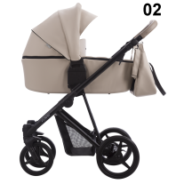 Бебешка количка 2в1 Bebetto Flavio Pro 02 - еко кожа