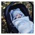 BabySteps Одеяло за столче за кола Eucaliptus - sky gray