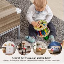 Меки протектори за ъгли Reer 82031, 4 броя, сиви