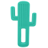 Minikoioi Cactus силиконова чесалка за венци - Aqua Green