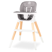 Lionelo Дървен стол Mona 4в1 STONE