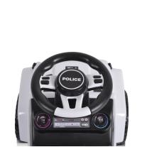 Moni кола за бутане с дръжка POLICE 219 бяла