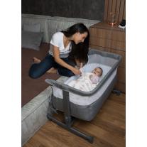 Cangaroo бебешко легло ALWAYS TOGETHER светлосиво