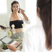 Medela Бюстие за лесно изцежд M, черно