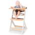 Стол за хранене KinderKraft ENOCK с възглавница, Бяло
