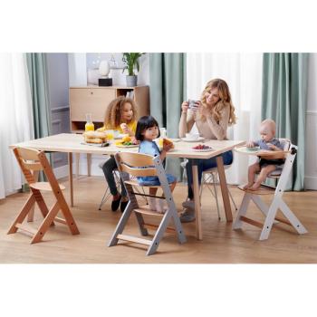 Стол за хранене KinderKraft ENOCK с възглавница, Сиво