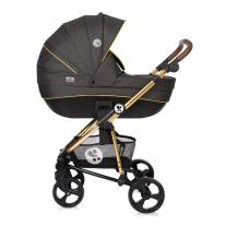 Lorelli Комбинирана количка CRYSTA 3в1 LUXE Black
