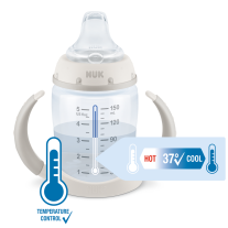 NUK First Choice РР Шише Temperature Control 150мл сci силиконов накрайник за сок + mix мента